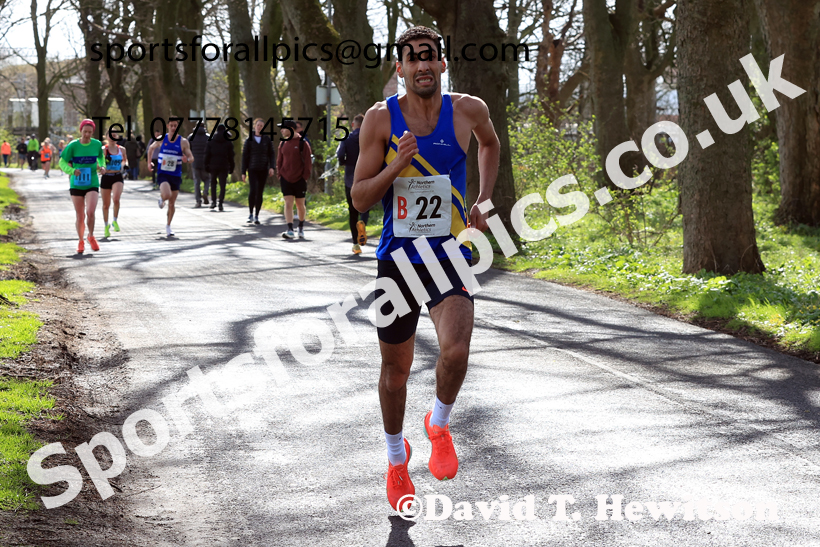 Senior Mens 12 Stage Road Relay, 2026 Northern Mens 12 and Womens 6 Stage Road Relays and Young Athletes 5k, Sheepmount Stadium, Carlisle. Photo: David T. Hewitson/Sports for All Pics